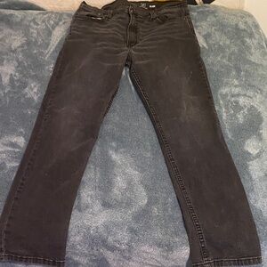 George Men's Dark Gray Straight Jeans